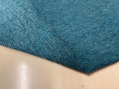 Teal green tweedy chenille - teal,