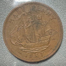 1957 UK Great Britain Half