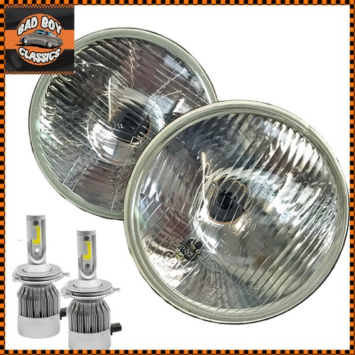 Flat classic car halogen - 7",