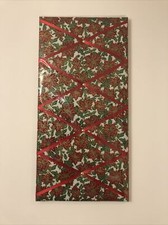 christmas card holder. Wood &