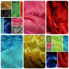  Crushed Velvet Fabric New