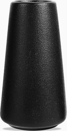 Black matte ceramic cylinder - matte,