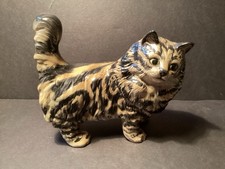 Rare BESWICK Grey swiss roll PERSIAN CAT 1964/66 Albert Hallam -imperfect/second