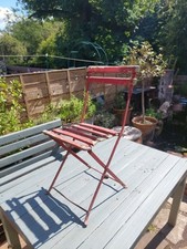 Vintage French Folding Cafe Bistro Chair (C)