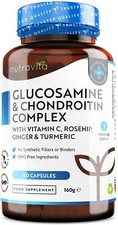 Glucosamine Chondroitin + Vitamin C Turmeric Ginger Rosehip - Immune, Joint Care