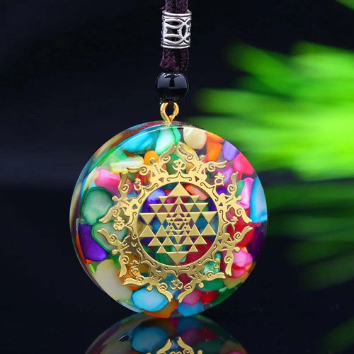Orgone pendant necklace - pendant,