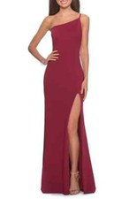La Femme Womens 10 Burgundy