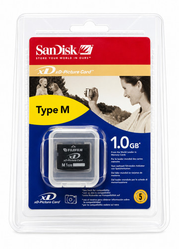 Fujifilm sandisk 1gb type - m, xd