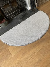Half Moon, Fireside Rug, Grey