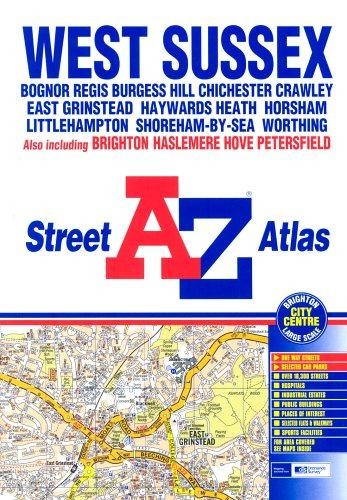West sussex street atlas - sussex,