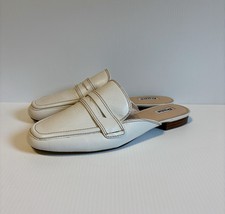 Dune Cream Leather Flat Mule