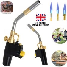 Pro Propane Blow Torch Set MAPP Gas Soldering Brazing Welder 3 Tips Plumbers Kit