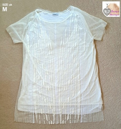 Lace overlay cream - lace, top