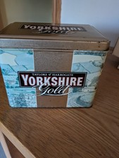 Yorkshire Tea Taylors of Harrogate Metal Tea Bag Caddy Collectible Storage Tin