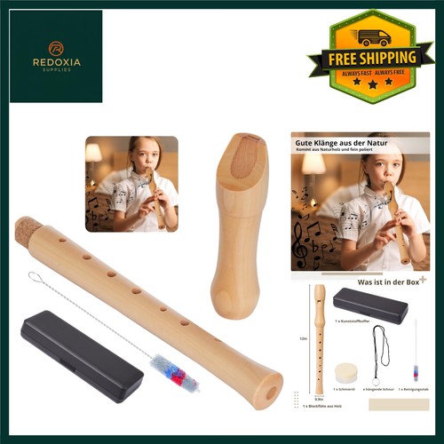 Soprano wooden recorder german - wooden,