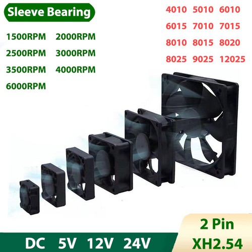 Cooling fan 12v 24v mini - dc,