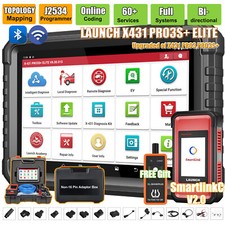 2024 LAUNCH X431 PRO3S+ Elite PROS Car Diagnostic Scanner Programming Key Coding