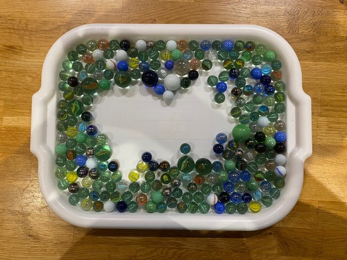 Vintage glass marbles approx - vintage,