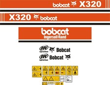 Bobcat X320 Mini Digger Decal