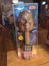 Star Wars Giant Pez Dispenser CHEWBACCA 12" Tall Plays Music NEW Collectable