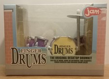 Finger Drums Table Top Electronic Drum Set Game Fun Kids Bluw 5+ Desk Toy 