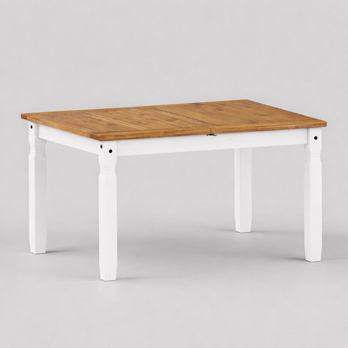 Corona dining table white wax - corona,