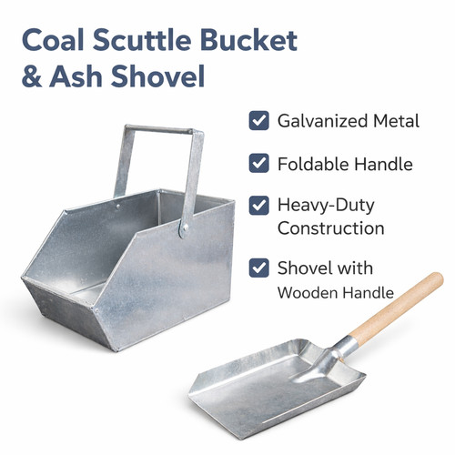 Fireplace coal scuttle - fireplace,