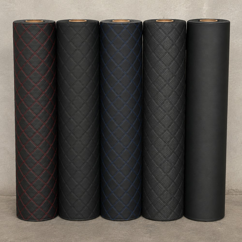 Leather diamond quilted - leather,