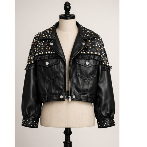 Women leather fashion jackets - women,