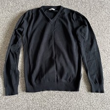 Girls M&S Black School Jumper 15-16 Years