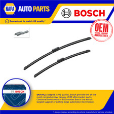 2x Wiper Blades (Pair) Flat /