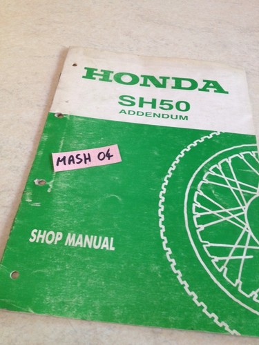 Supplement workshop manual - workshop,