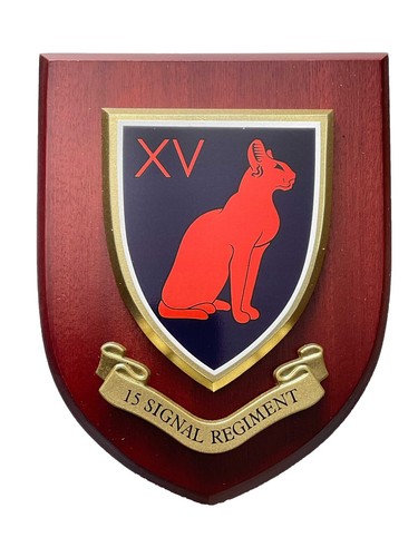 Signal regiment wall plaque - 15,