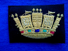 ROYAL NAVAL, NAVY CORONET BULLION BLAZER