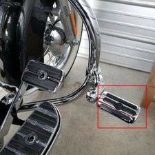 2x Chrome Foot Pegs Rest Pedal