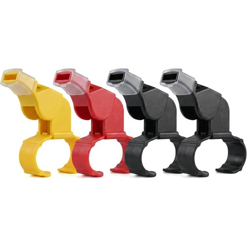 Pack plastic referee whistle - 4,