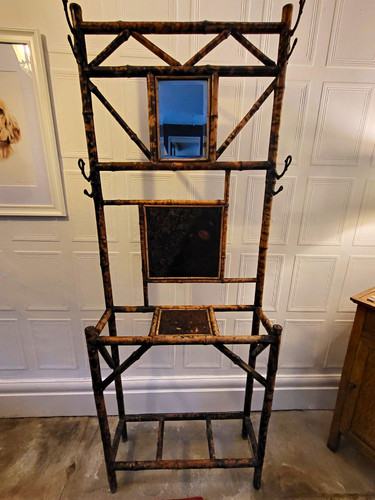 Victorian bamboo hall stand