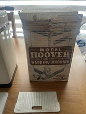 VINTAGE METTOY HOOVER TOY WASHING MACHINE TINPLATE WITH ORIGINAL BOX 1950s