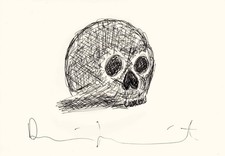 Damien Hirst Skull, Shark & Butterfly drawings/doodles