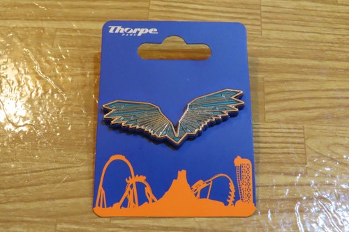 Thorpe park hyperia wings pin - park,