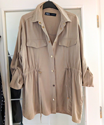 Zara women beige utility - beige,