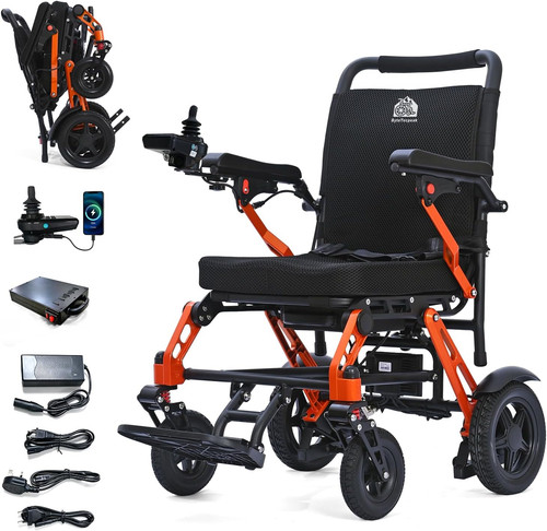 Folding electric wheelchair - folding,
