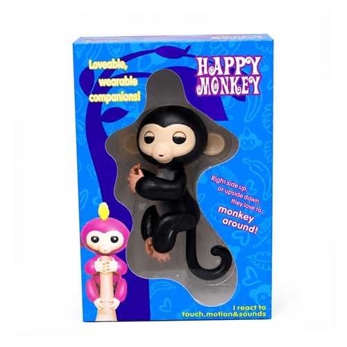Happy monkey fingerlings - happy,