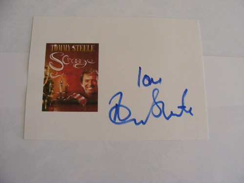 Tommy steele signed - tommy,