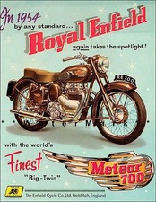 Royal Enfield Motorcycle 1954