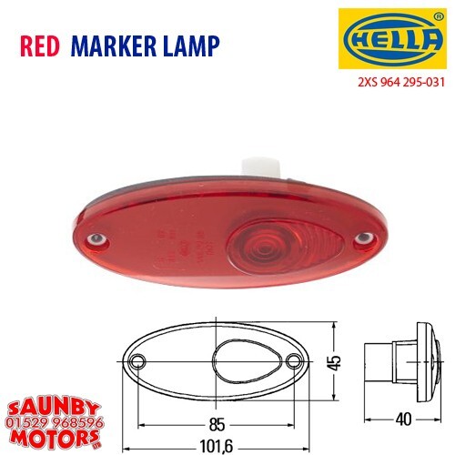 Hella 2xs964295 031 red - , 2xs964295-031