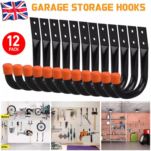 12x garage hooks organizer - garage,
