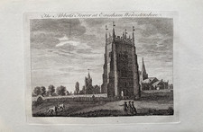1804 Antique Print; Evesham