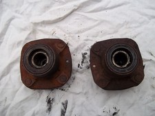 Classic Mini (or trailer) rear wheel hubs x 2.