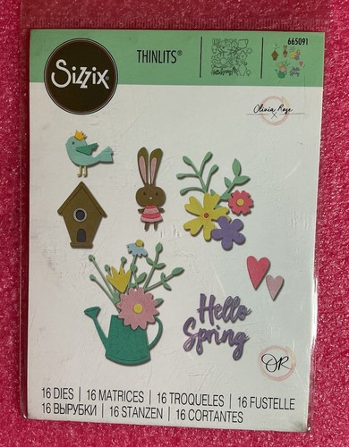 Sizzix thinlits die - die, set